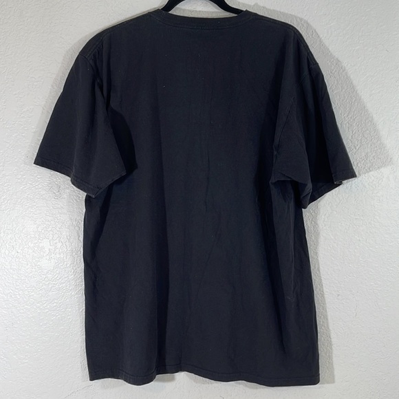 ADIDAS The Go-To Tee Black White Short Sleeve Logo Graphic Tee Shirt Size XL - Picture 4 of 6